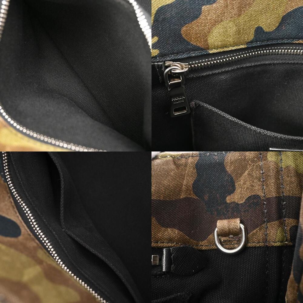 Prada Camouflage Tote Canapa Canvas Bag - Picture 11 of 11